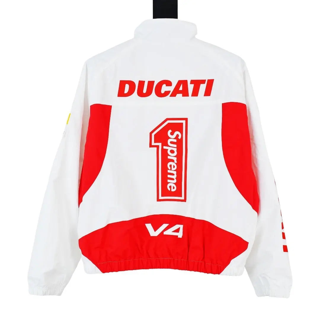 Supreme | Ducati Racing Jacket | Black Grey / White Red Supreme