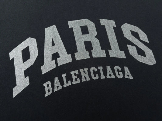 Balenciaga | Black Paris Logo T-Shirt Balenciaga