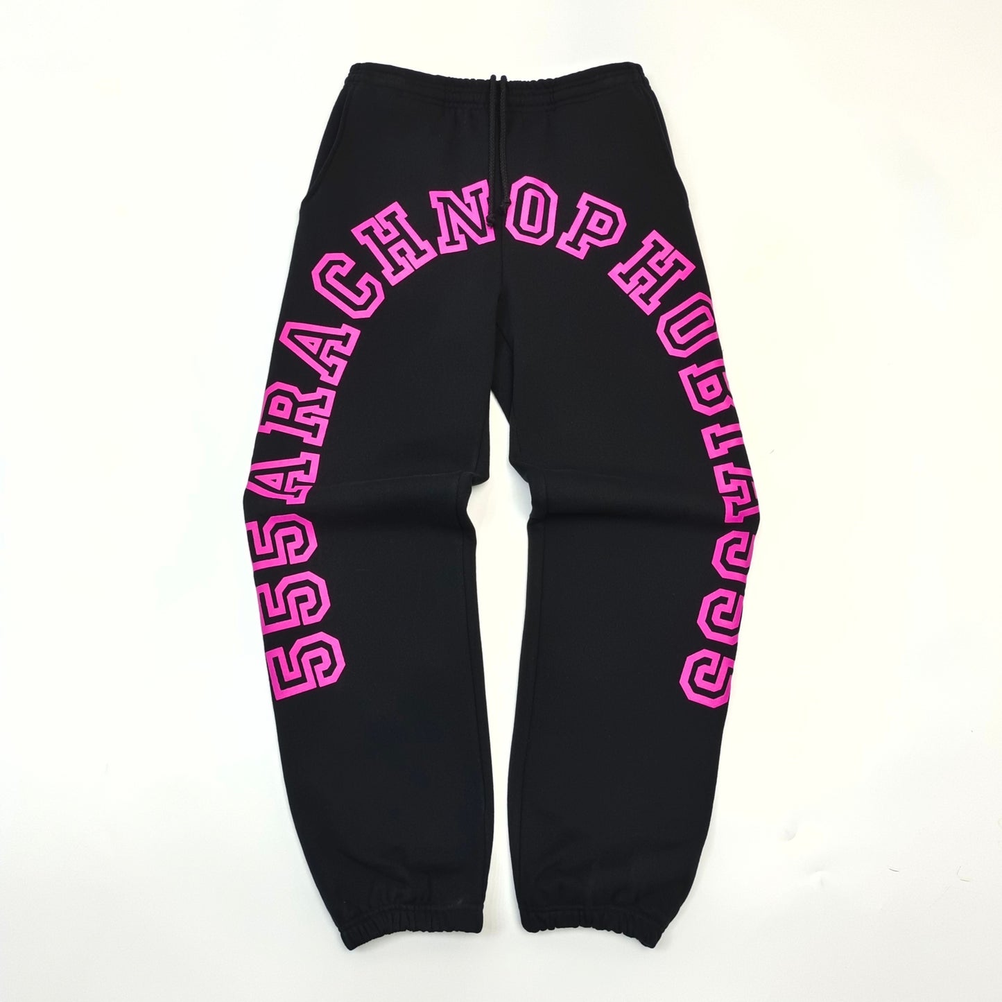 Sp5der | Arachnophobia Tracksuit | Hoodie + Sweat pants| Black/Pink (Full Set)