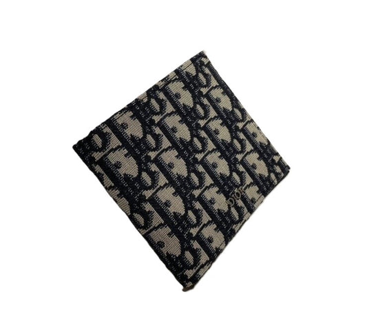 Dior | Oblique Canvas Wallet | Navy Jacquard