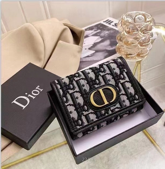 Dior | Oblique 30 Montaigne Wallet Blue