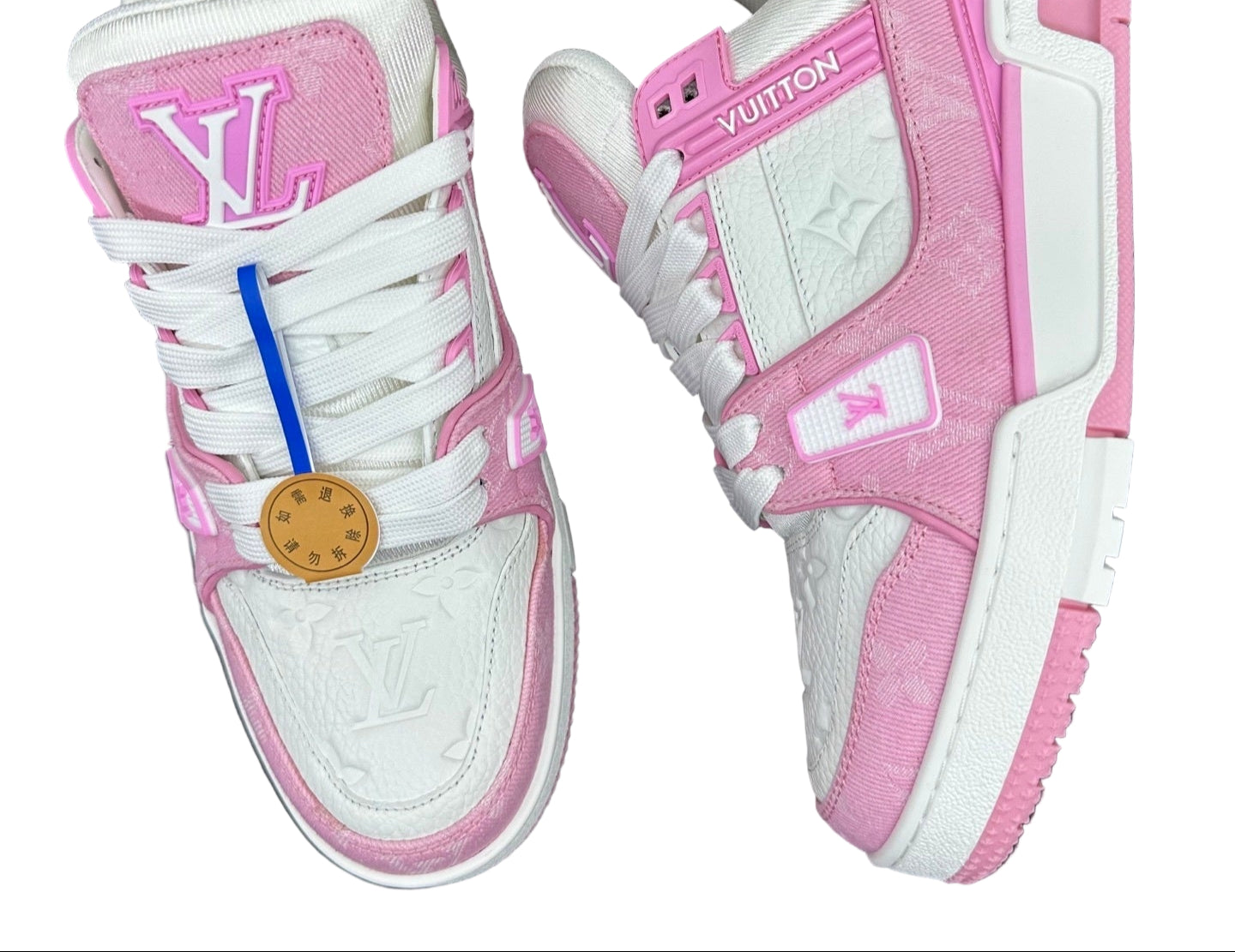 Louis Vuitton | Trainer Low Pink & White Monogram