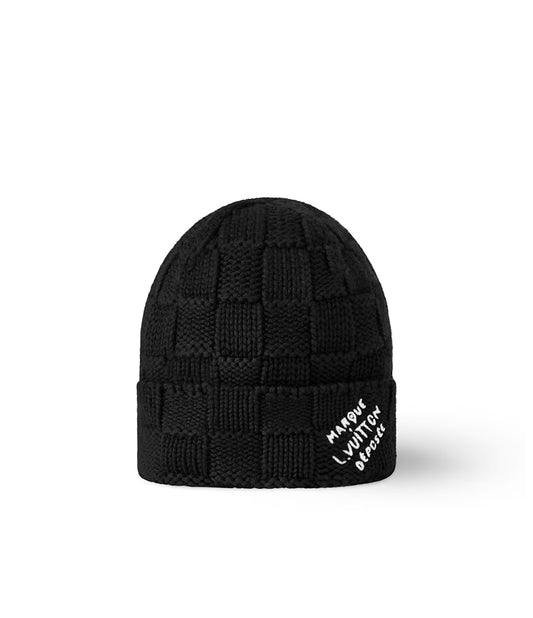Louis Vuitton | Marque Déposée Knit Beanie | Black & White UndergroundDesignerPlug