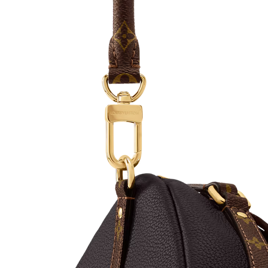 Louis Vuitton Express MM – Mahogany Leather & Monogram Canvas | Authentic Designer Handbag Louis Vuitton