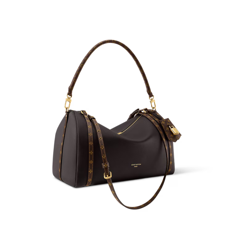 Louis Vuitton Express MM – Mahogany Leather & Monogram Canvas | Authentic Designer Handbag Louis Vuitton