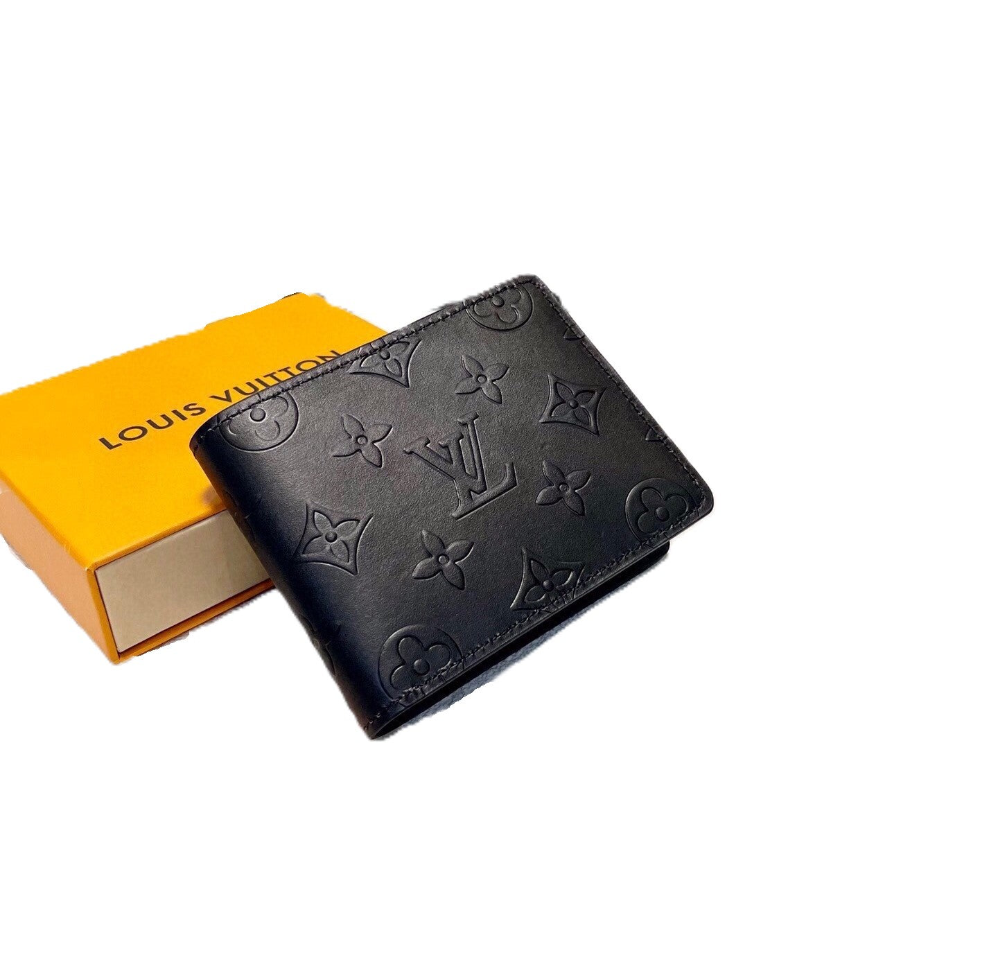 Louis Vuitton | Monogram Shadow Wallet | Black Embossed Leather