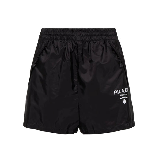Prada | Black Nylon Milano Shorts Prada