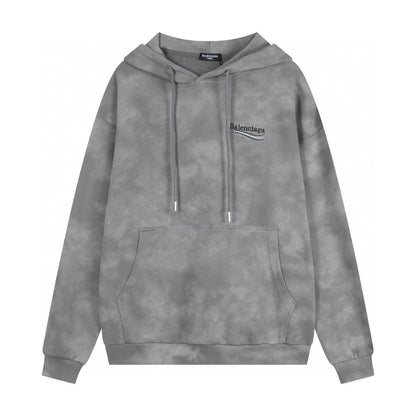 Balenciaga | Logo Print Hoodie Grey