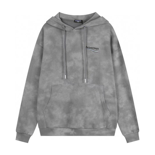 Balenciaga | Logo Print Hoodie Grey