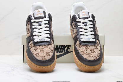 Custom Gucci x Nike Air Force 1 | Brown Monogram