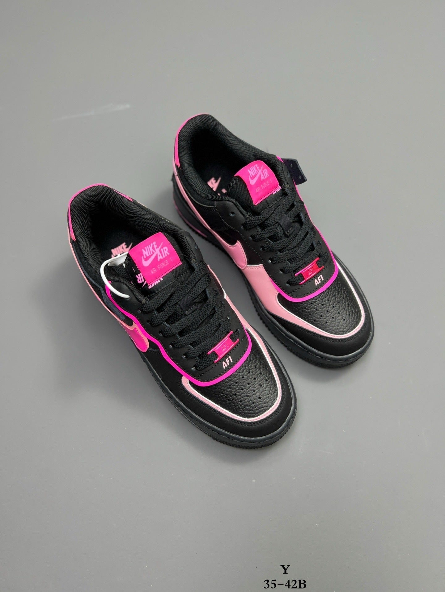 Nike Air Force 1 Shadow | Black & Hot Pink