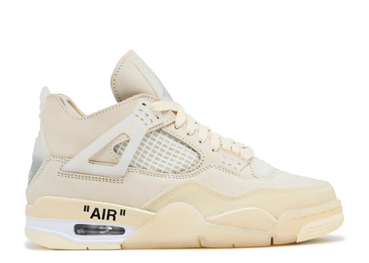 Off-White x Air Jordan 4 | Sail | Virgil Abloh Collab