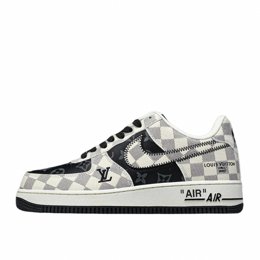 Louis Vuitton x Nike Air Force 1 | Royal Black
