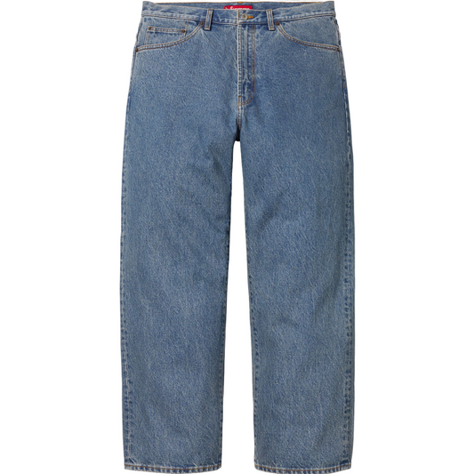 Supreme | Baggy Jeans | Washed Indigo