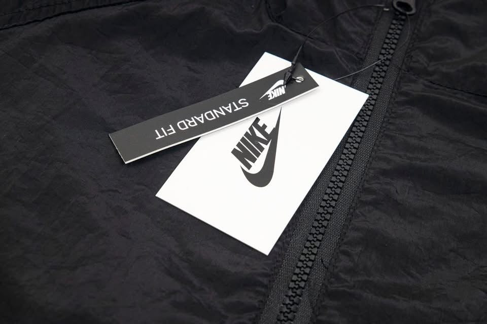 Nike x Stüssy | Black Half-Zip Windbreaker