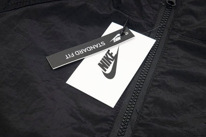 Nike x Stüssy | Black Half-Zip Windbreaker