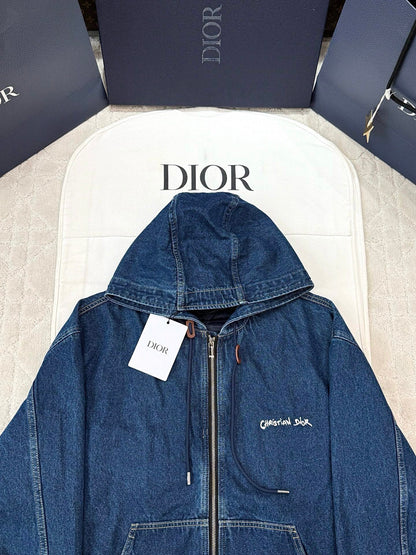 Dior | Blue Denim Zip Hoodie / Jacket