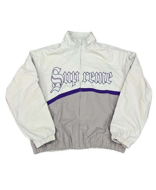 Supreme | Gothic 5 Logo Jacket | Black & White