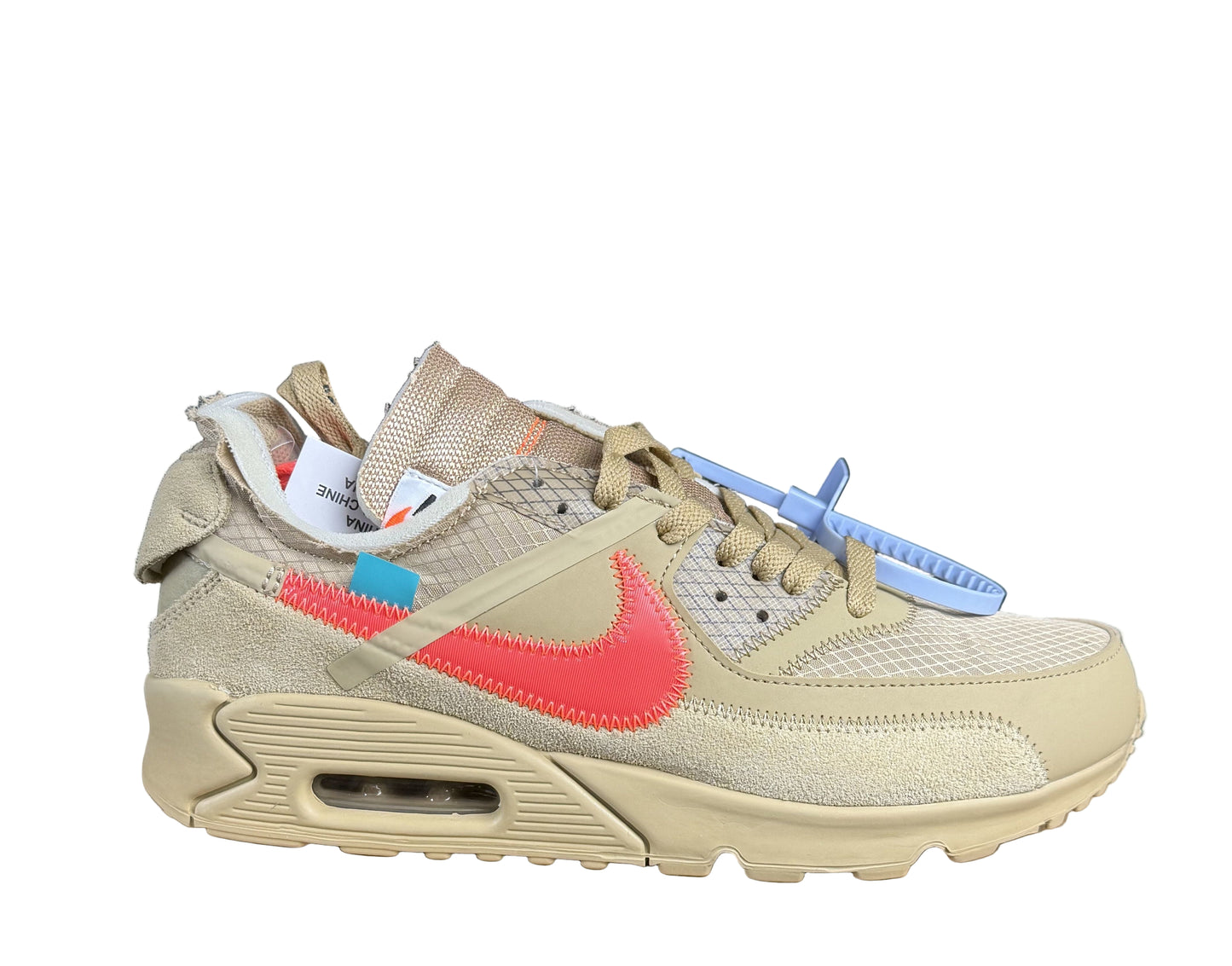 Off-White x Nike Air Max 90 | Black | Dessert | White