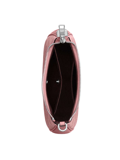 Coach | Teri Mini Crossbody Bag | Signature Canvas | Silver / Pink