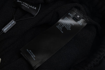 Balenciaga | Political Spray Logo Distressed Shorts