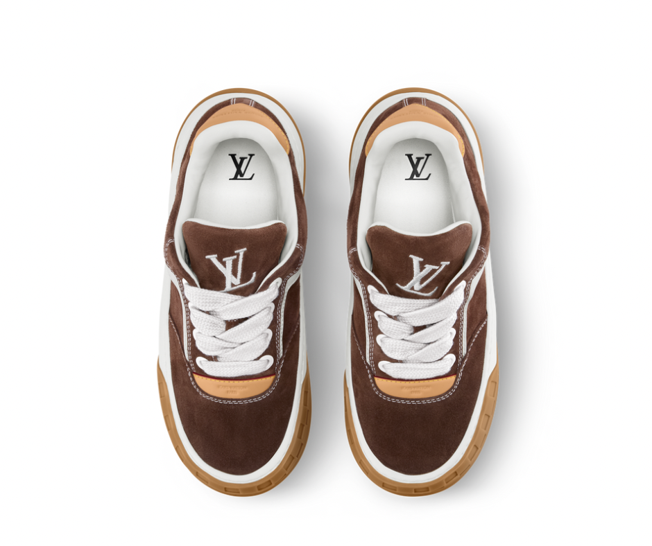 Louis Vuitton | LV Tilted Sneaker | Spring–Summer 2026 Pharrell Williams Pre-Collection | Brown