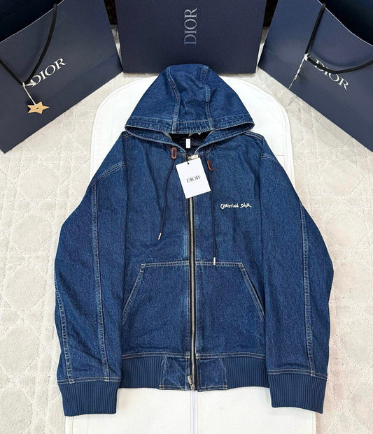 Dior | Blue Denim Zip Hoodie / Jacket