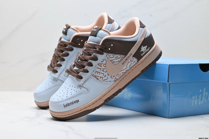 Custom Balenciaga x Nike Dunk Low | Mocha Ice