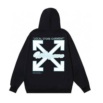 Off-White | Arrow Back Hoodie | Black & White
