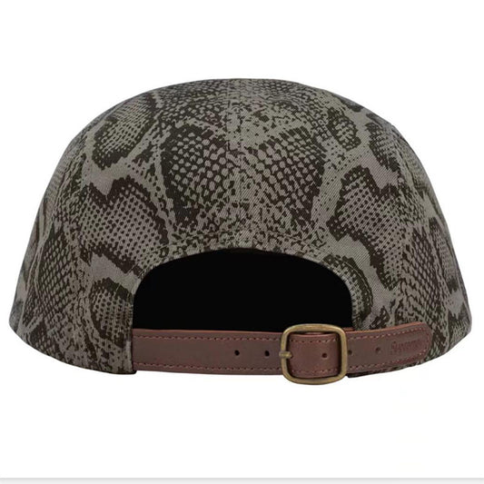 Supreme | Camp Cap | Snake Print Chino Twill