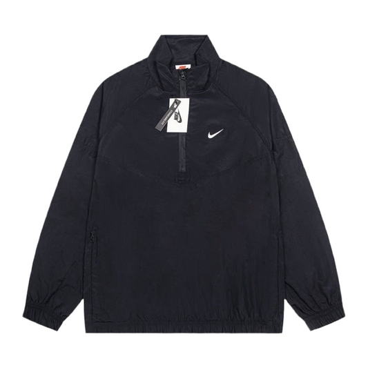 Nike x Stüssy | Black Half-Zip Windbreaker