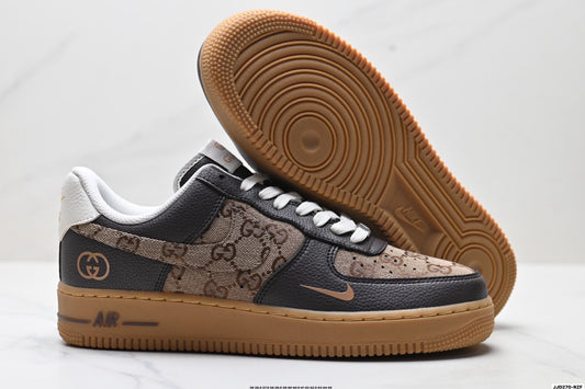 Custom Gucci x Nike Air Force 1 | Brown Monogram
