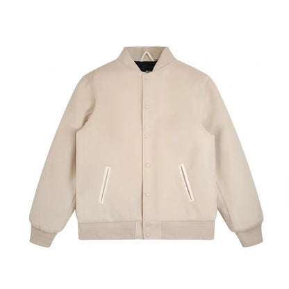 Stüssy | Sport Wool Varsity Jacket | Black, Blue, Beige
