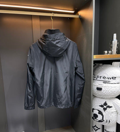 Moncler | Black Nylon Windbreaker Jacket