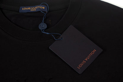 Louis Vuitton | Embossed LV Long-Sleeved T-Shirt in Black & White