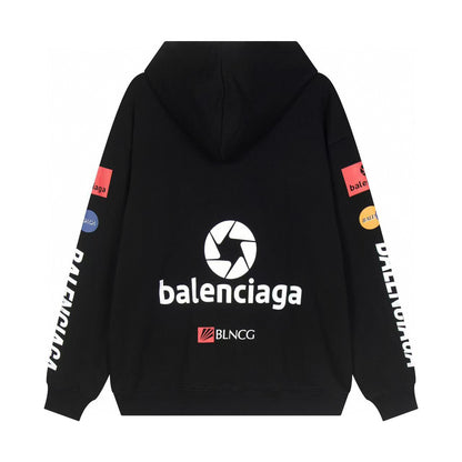 Balenciaga | F1 Top League Hoodie | Black Motorsport Logo