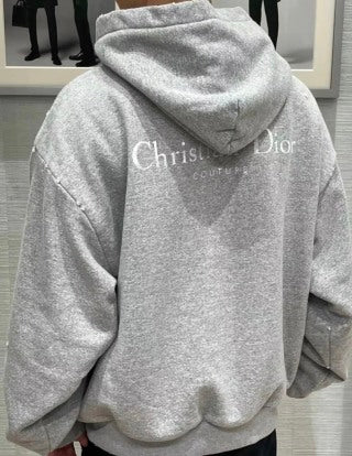 Dior | Christian Dior Couture Hooded Sweatshirt | Grey