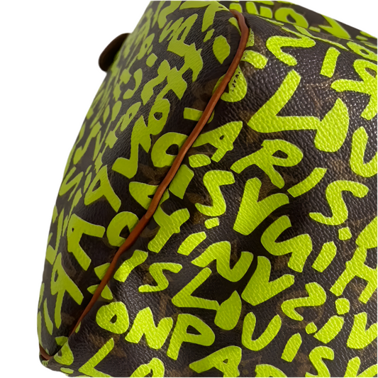 Louis Vuitton | Stephen Sprouse Graffiti Speedy 30 | Monogram Neon Green