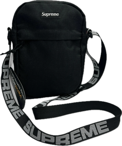 Supreme | Black Shoulder Bag | Cordura Nylon Crossbody
