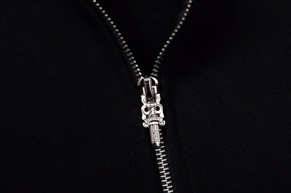 Chrome Hearts | Horseshoe Logo Zip Hoodie in Black or White