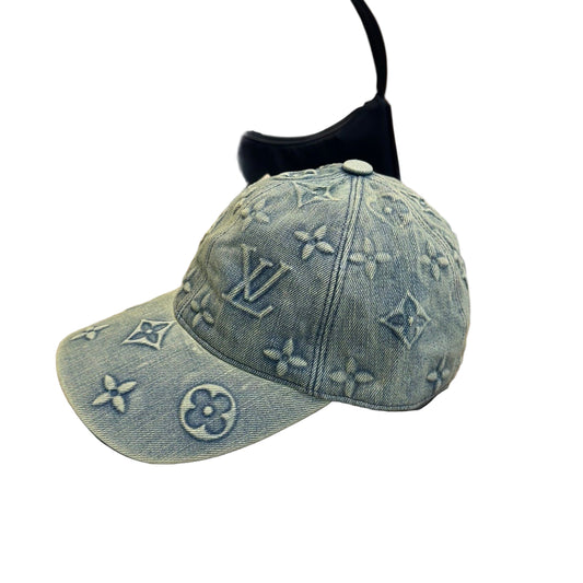 Louis Vuitton | Monogram Denim Baseball Cap | Washed Blue