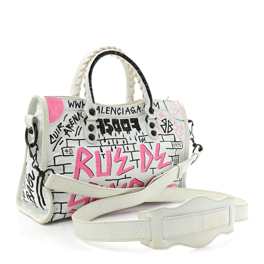 Balenciaga | Graffiti City Bag | White Multicolor Edition