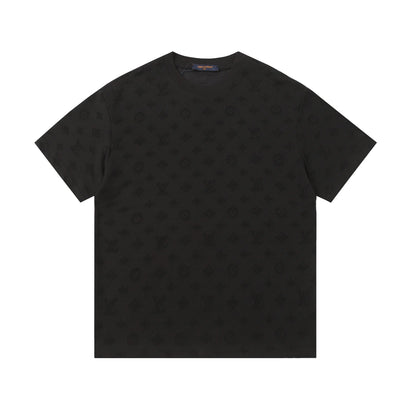 Louis Vuitton | Monogram Jacquard Knit Tee | Black / Grey / White | Oversized Louis Vuitton