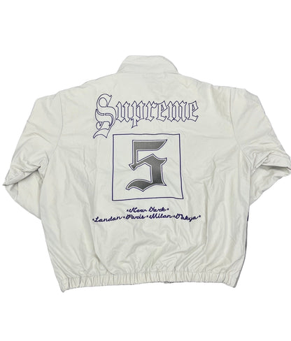 Supreme | Gothic 5 Logo Jacket | Black & White