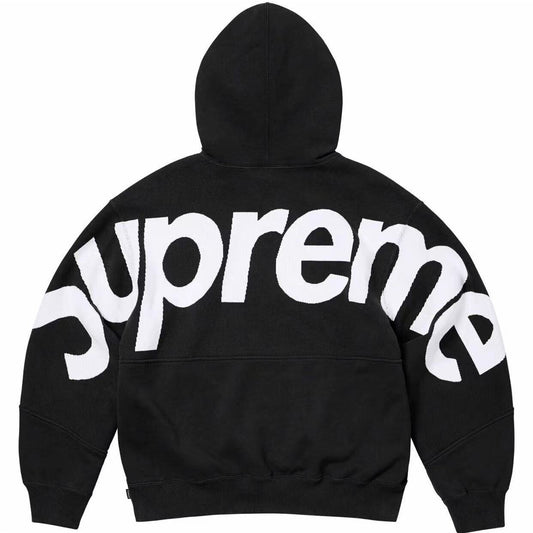 Supreme | Hoodie | Big Logo Jacquard Black