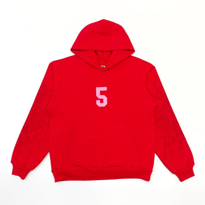 Sp5der | Stadium Hoodie Red