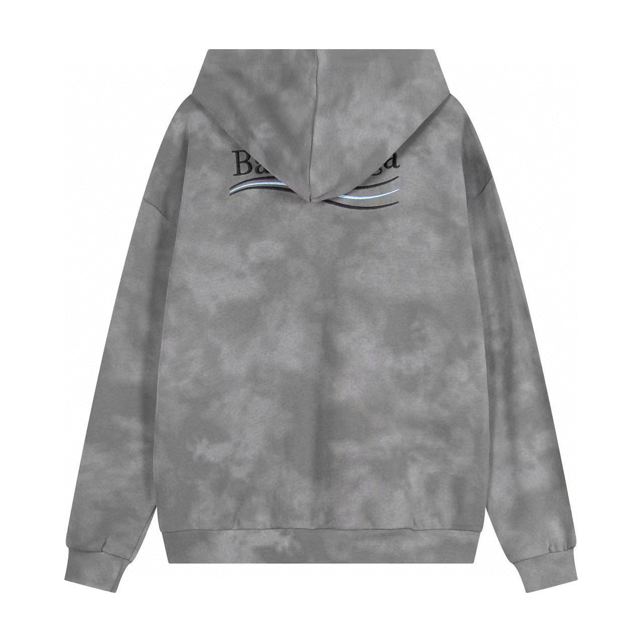 Balenciaga | Logo Print Hoodie Grey