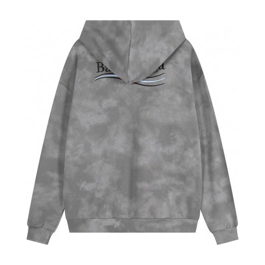 Balenciaga | Logo Print Hoodie Grey