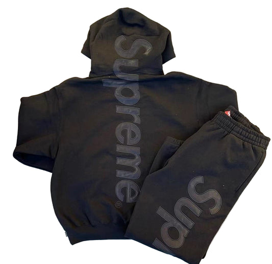Supreme | Embossed Logo Tracksuit | Pants or Sweatshirt | Black - QUICK SHIP