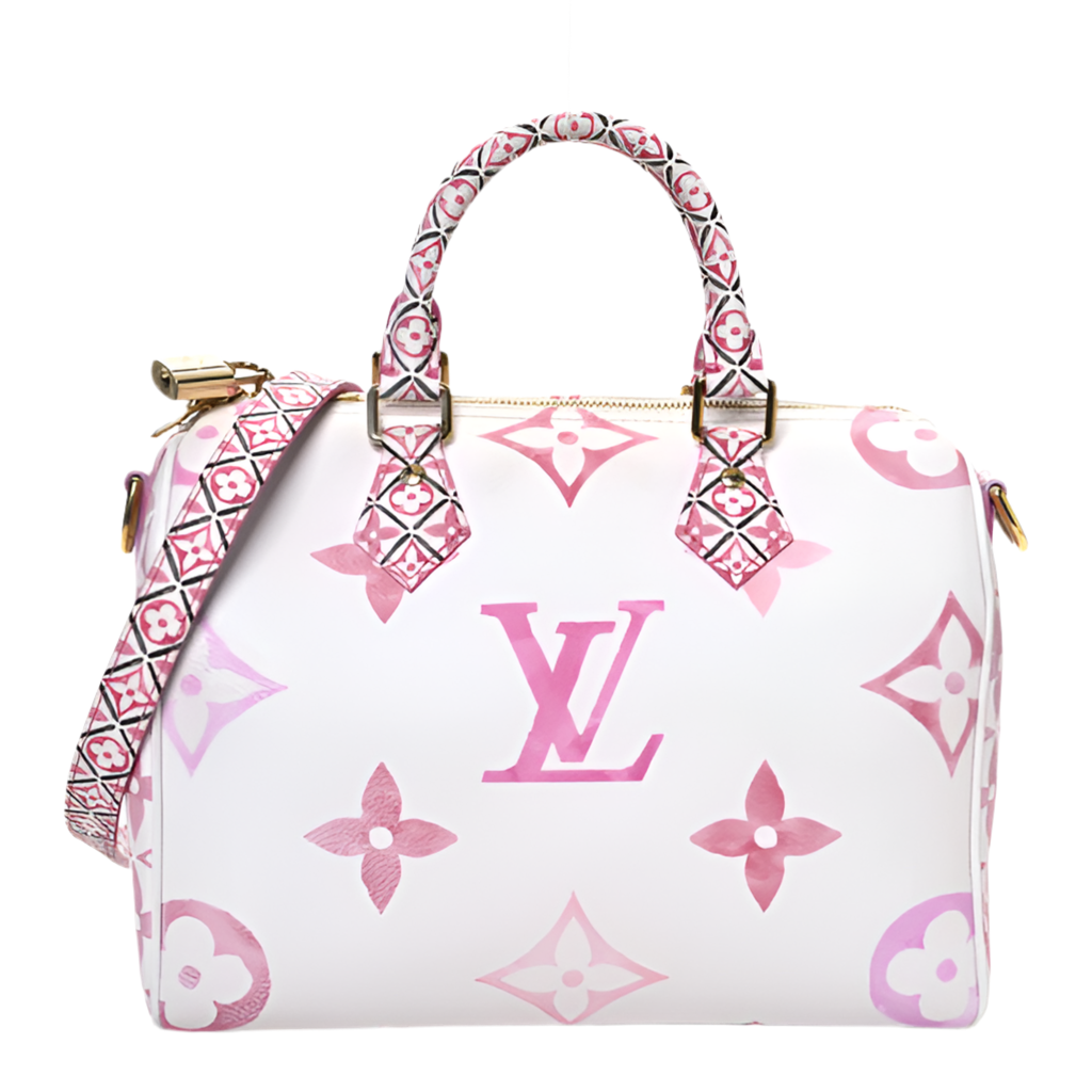 Louis Vuitton | Monogram Giant Speedy Bandouliere 25 | Rose By The Pool 2.0